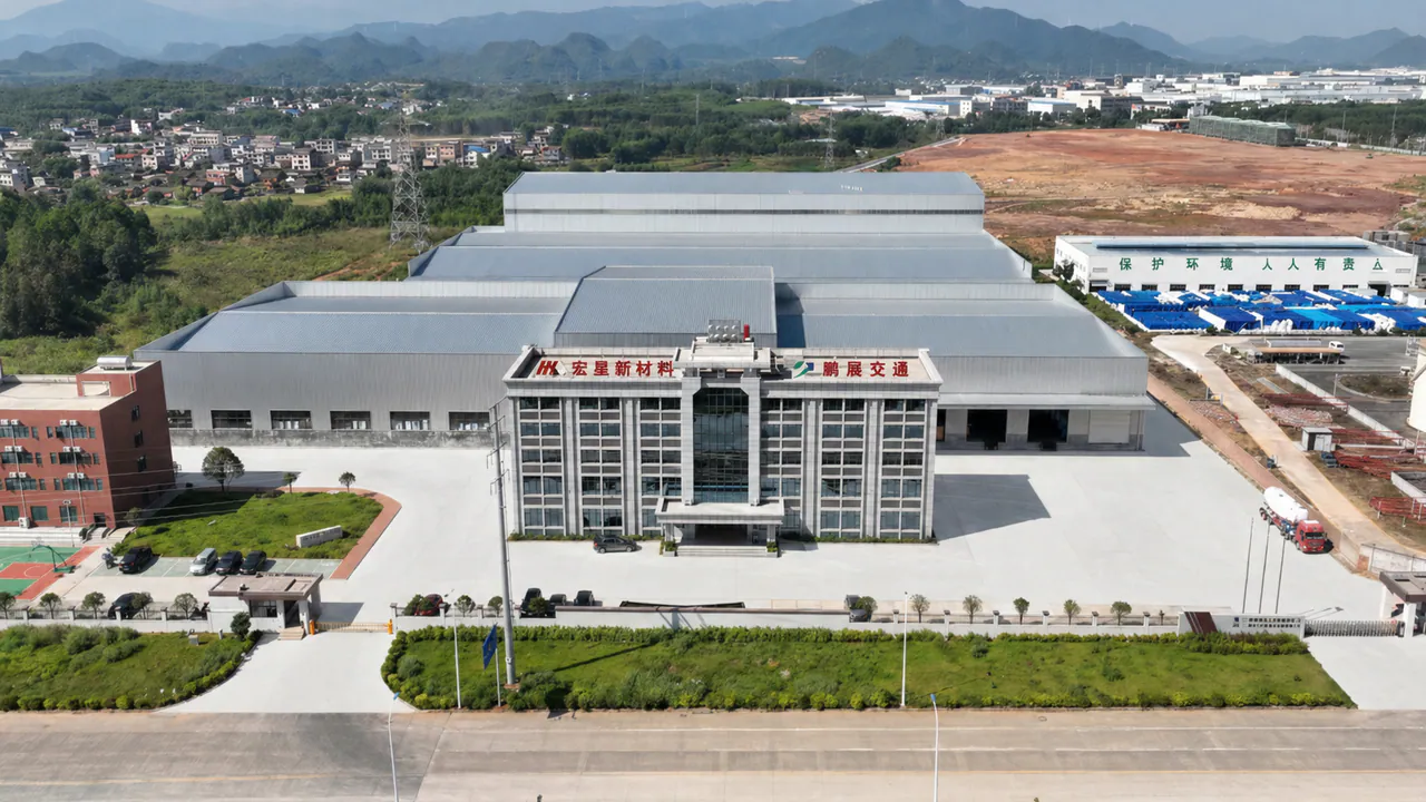 PZTRAFFIC production base aerial view